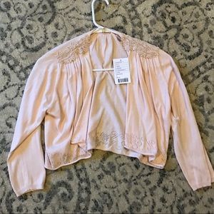 NWT Anthropologie Knitted&Knotted  crop cardigan.